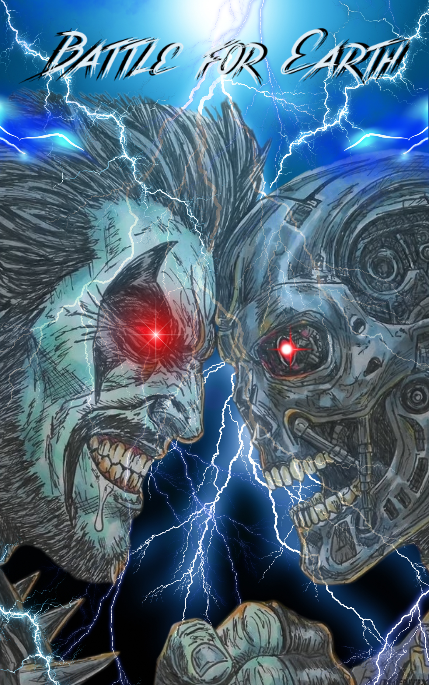 Lobo vs Terminator Battle for Earth (Brett Azar) Artbook (Heroes con exclusive)
