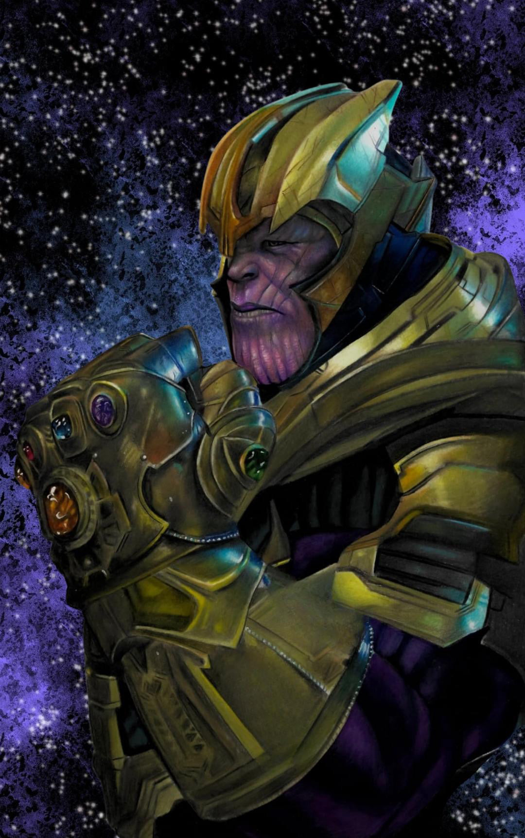 RAGE OF THANOS (Dario Artbook) Embossed Foil Varnish Ltd To 30